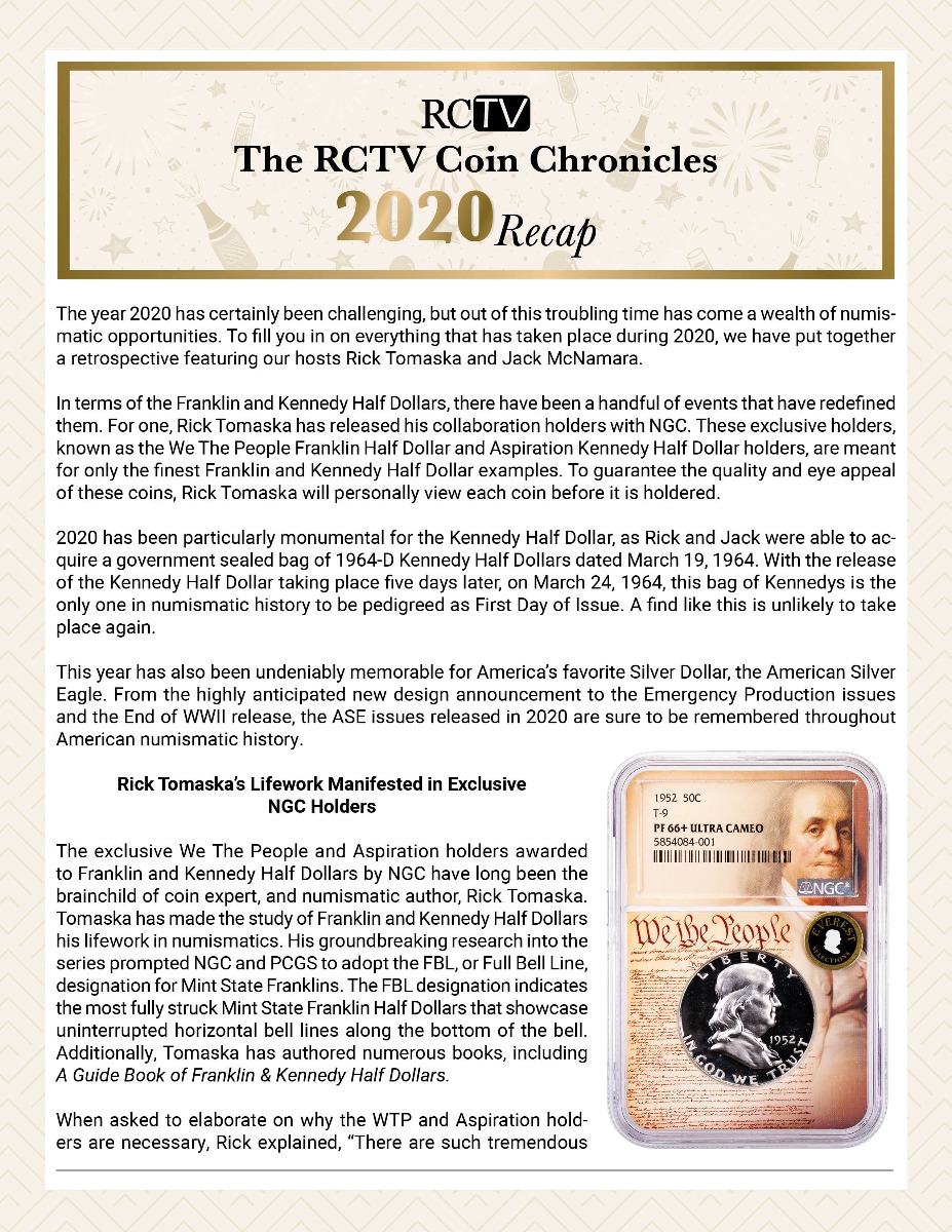 The Coin Chronicles: December 2020 Pg1