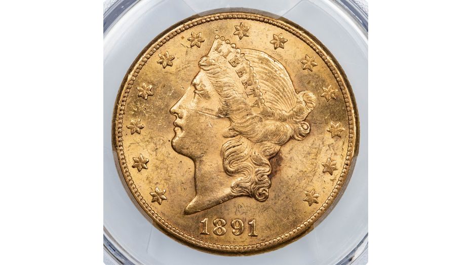 1891-CC Liberty Head Gold Double Eagle PCGS MS61