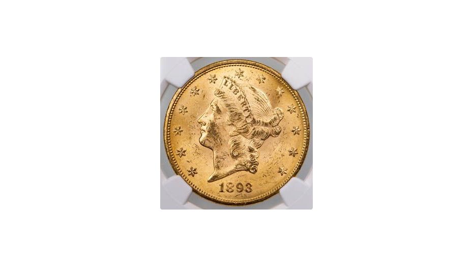 1893-P Liberty Head Gold Double Eagle NGC MS63