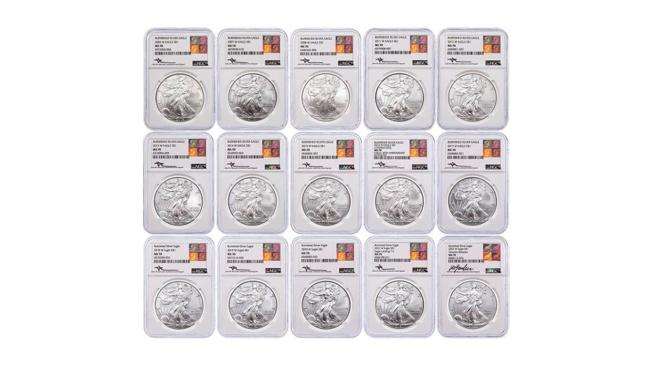 What is a Burnished Silver Eagle Coin