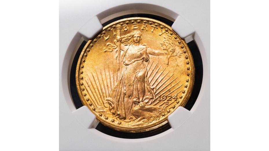 1924-S Saint Gaudens Gold Double Eagle NGC/PCGS MS64