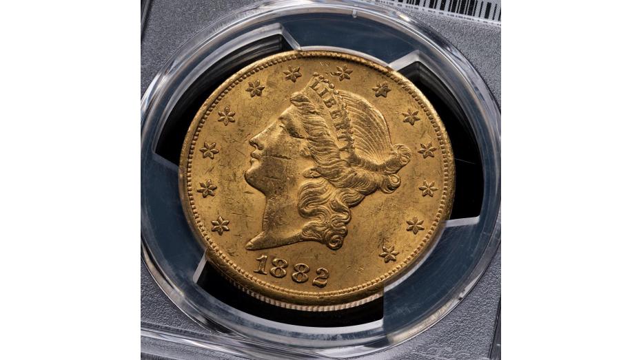 1882-CC Liberty Head Gold Double Eagle NGC/PCGS MS60