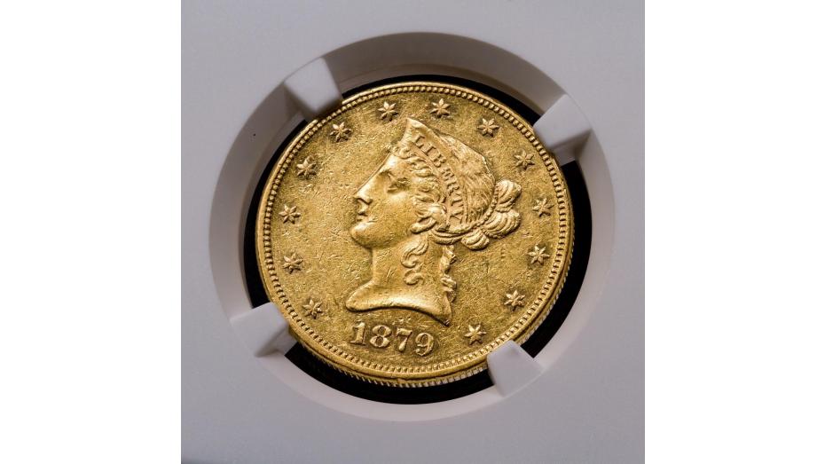 1879-O Liberty Head Gold Eagle AU58