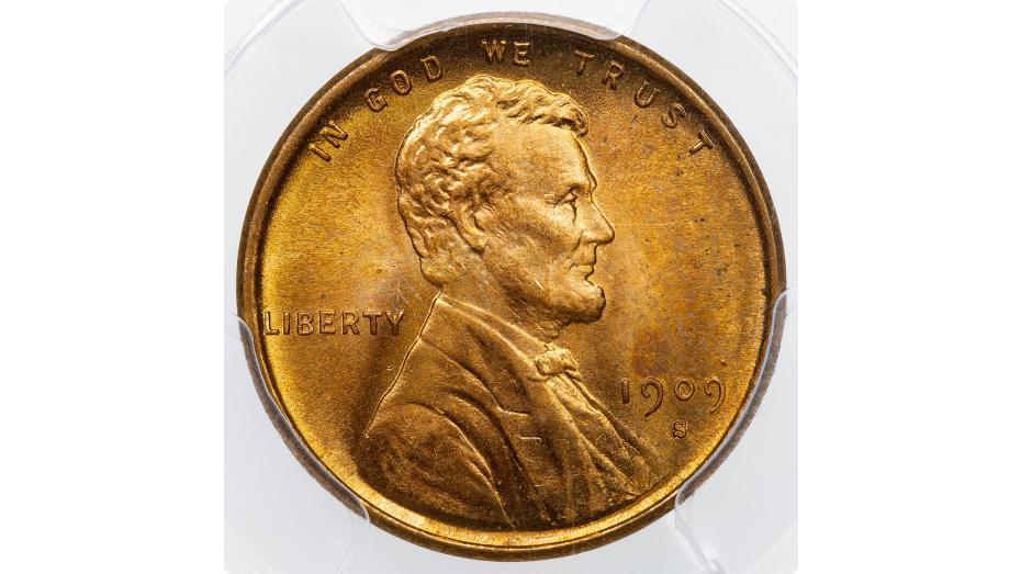 1909-S VDB Lincoln Cent MS65RD