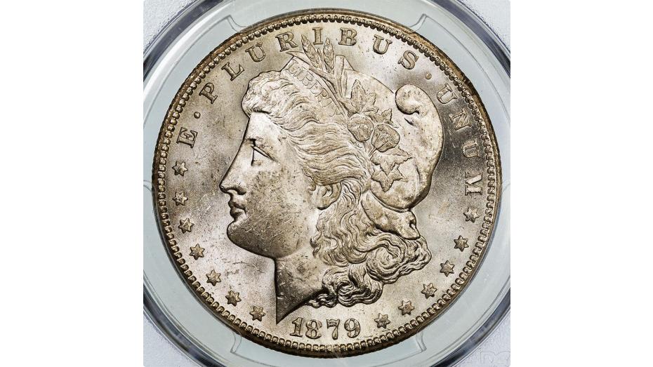 1879-CC Morgan Silver Dollar MS63