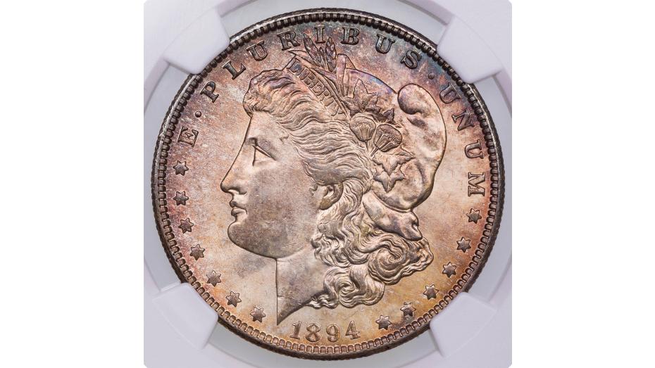 1894-O Morgan Dollar MS64+ CAC