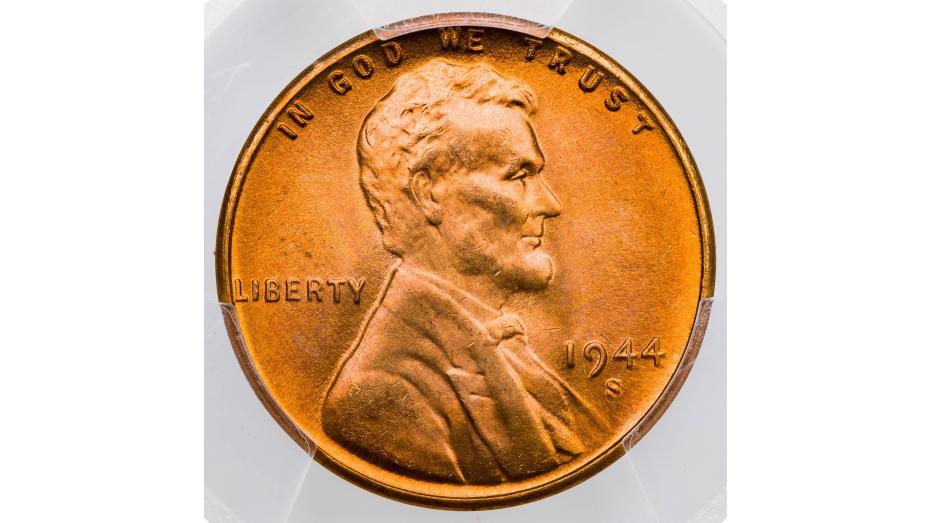 1944-S Lincoln Cent PCGS MS67+RD