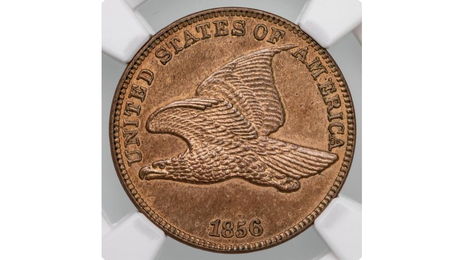 1856 Flying Eagle Cent NGC PF65