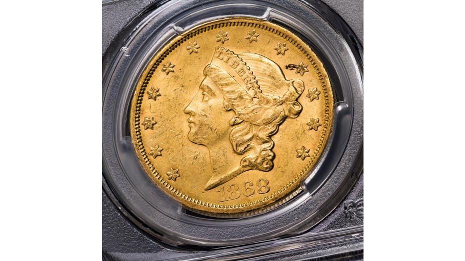 1868-S Liberty Head Gold Double Eagle PCGS MS62