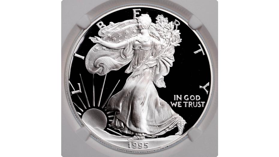 1995-W American Silver Eagle NGC PF70UCAM
