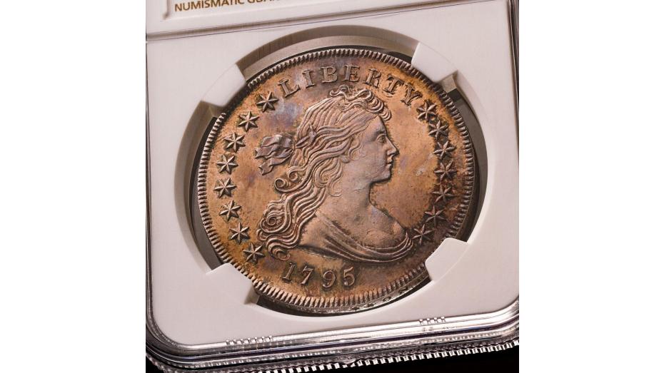 1795 Draped Bust, Small Eagle Dollar NGC MS65