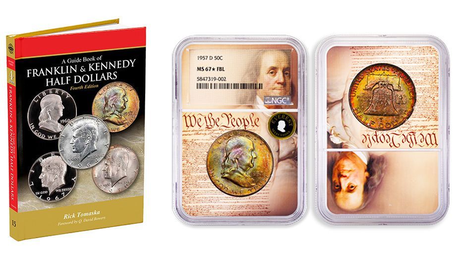 Superb Franklin and Kennedy Half Dollars on Cover of New Book in September 21 Auction