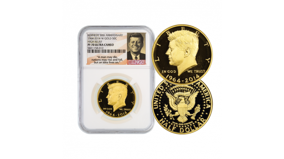 Sold at Auction: Kennedy ￼ 50th Anniversary 1964–2014 ￼ W Gold