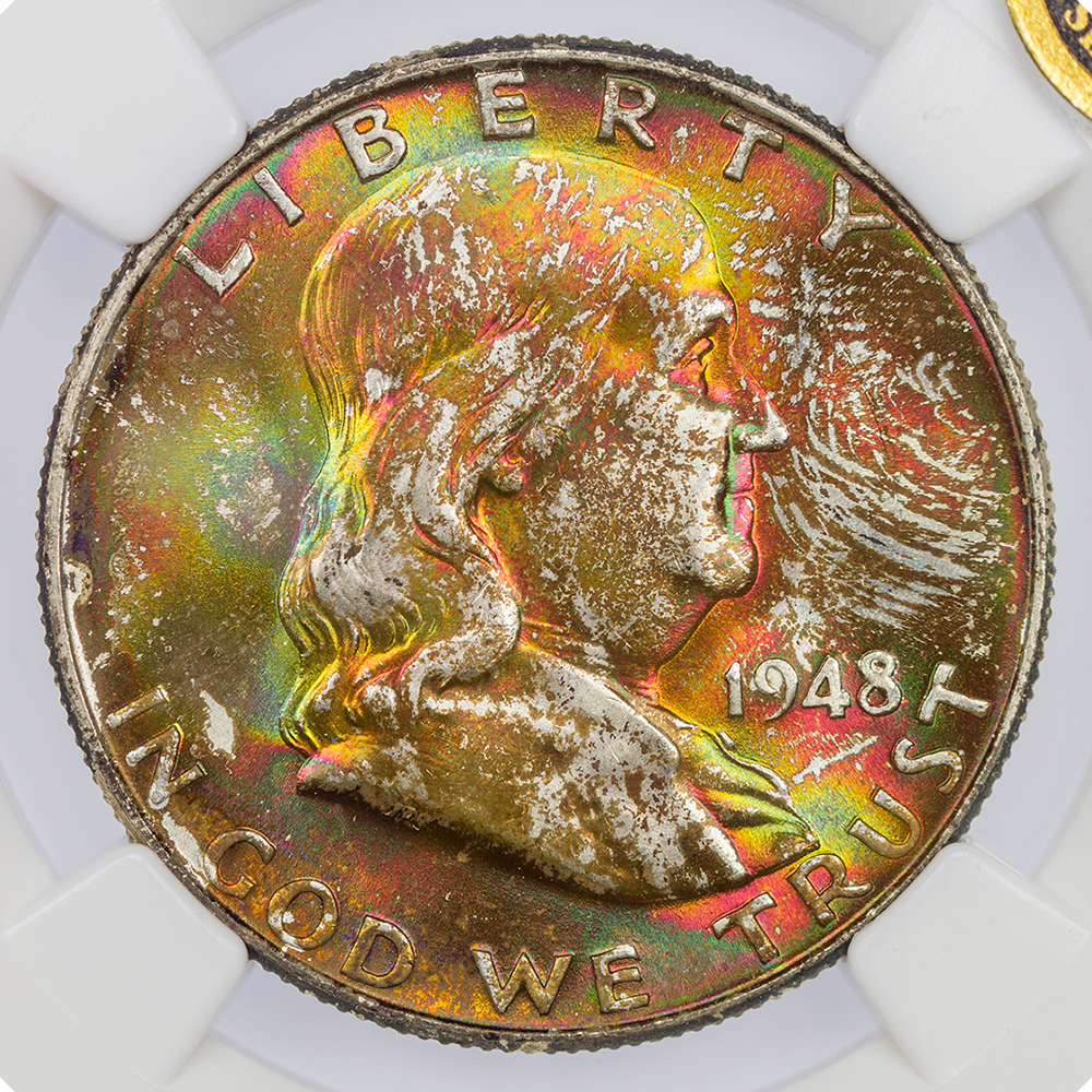 1948-P Franklin Half Dollar MS68 Star FBL