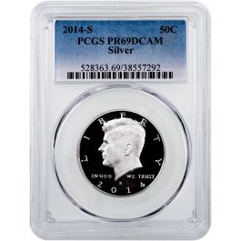 PCGS PR69DCAM 1976-S Kennedy Half Dollar Silver 