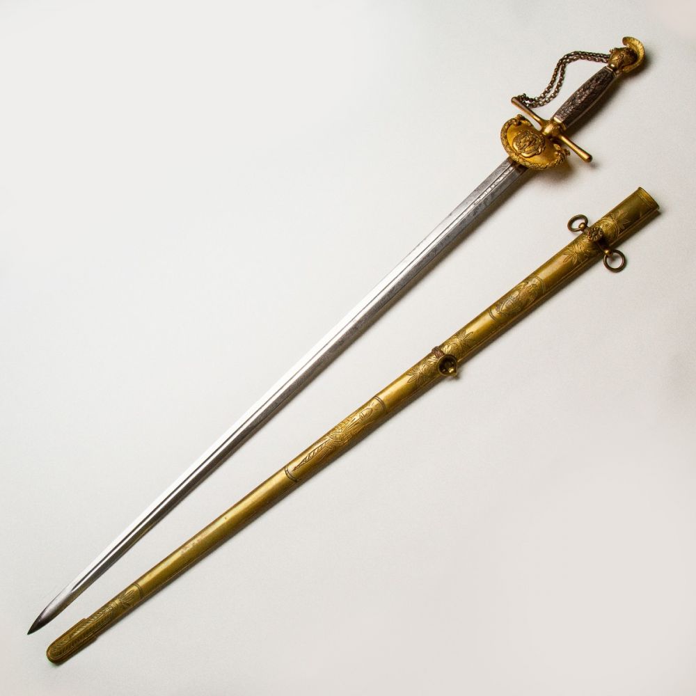 Model 1840 Mass. Militia Staff Officers Sword by  N.P. Ames