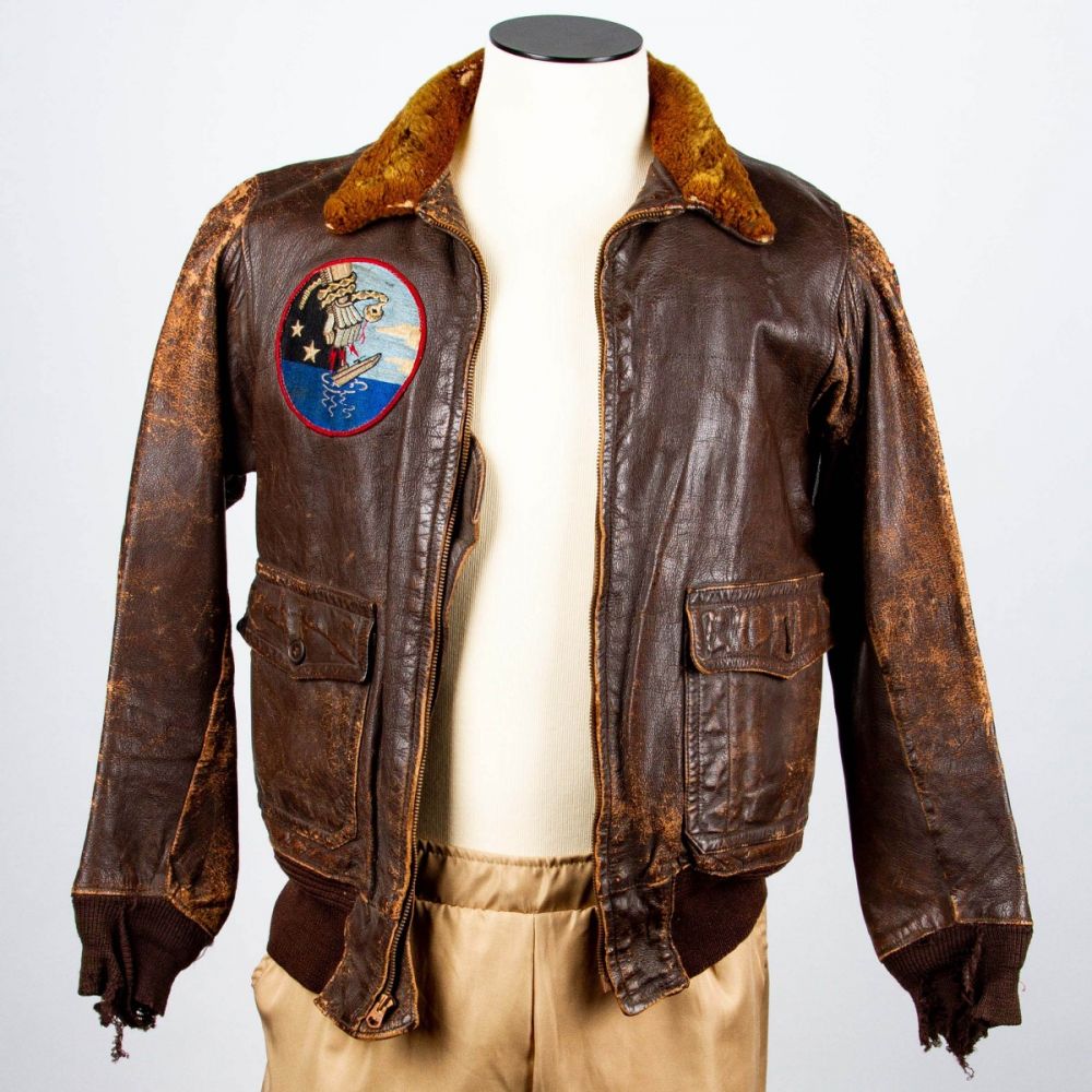 World War II/Korean War Era USN Leather Flight Jacket - Rare ...