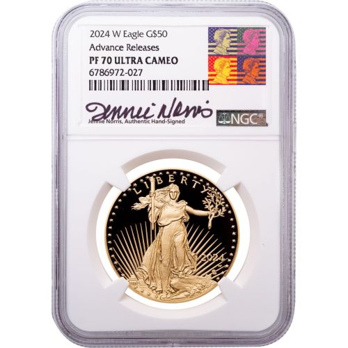$50 2024-W 1oz American Gold Eagle NGC PF70UCAM