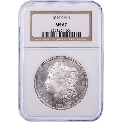 $1 1879-S Morgan Dollar NGC MS67 