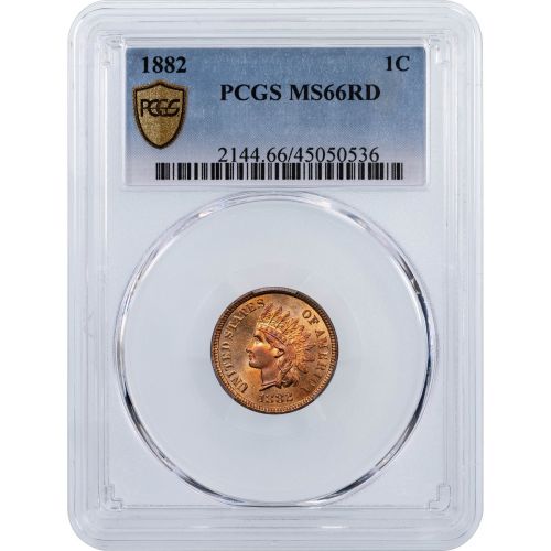 1882 Indian Cent NGC/PCGS MS66RD