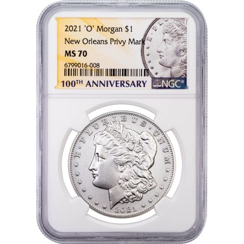 $1 2021-CC Morgan Dollar NGC MS70