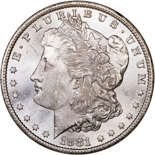 1881-CC Morgan Dollar Brilliant Uncirculated