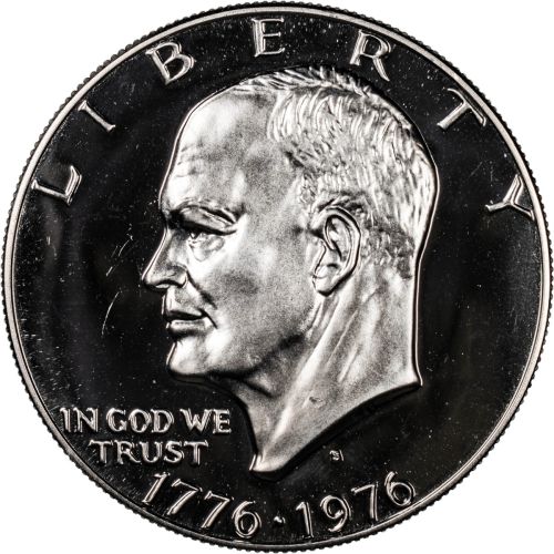 $1 1976-S Eisenhower Silver Dollar Gem Brilliant Proof