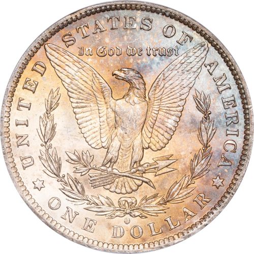 $1 1884-O Morgan Dollar PCGS MS62 Toned 7154.62/11983691
