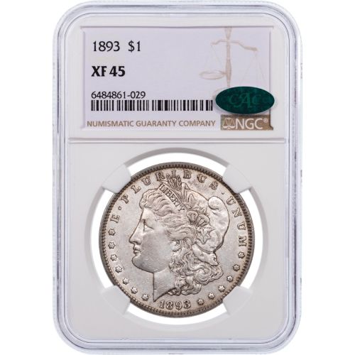 $1 1893-P Morgan Dollar NGC/PCGS XF45     