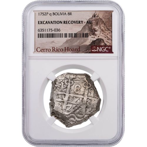 Varied Date: Cob 8 Reales NGC About Uncirculated  