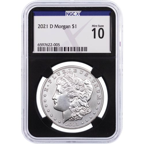 $1 2021-D Morgan Dollar NGCX MS10