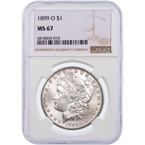 $1 1899-O Morgan Dollar NGC/PCGS MS67