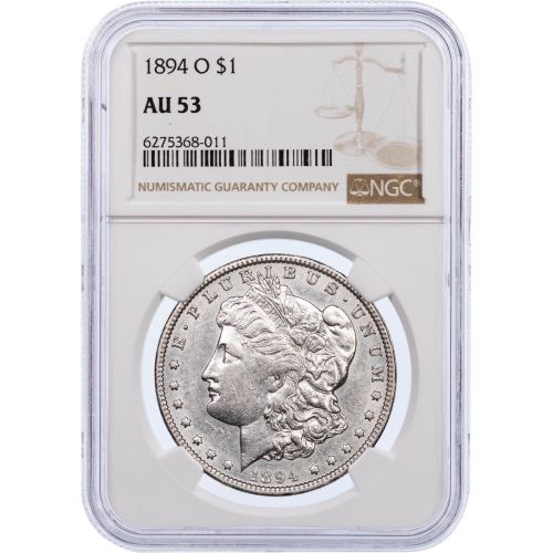 $1 1894-O Morgan Dollar NGC/PCGS AU53
