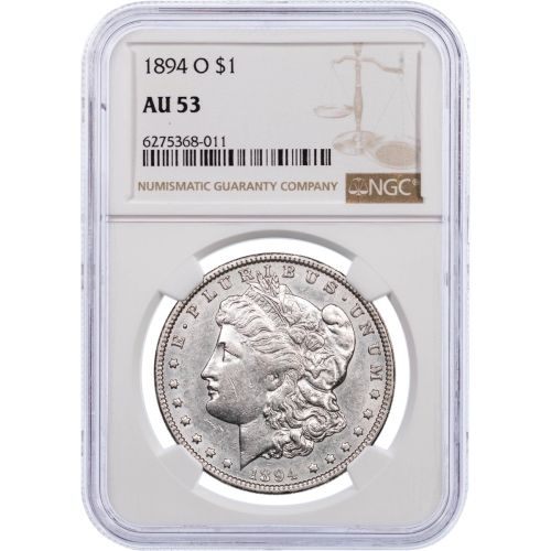 $1 1894-O Morgan Dollar NGC/PCGS AU53