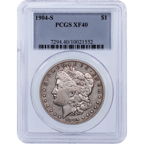 $1 1904-S Morgan Dollar PCGS XF40
