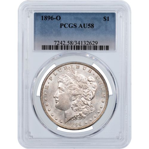$1 1896-O Morgan Dollar PCGS AU58 