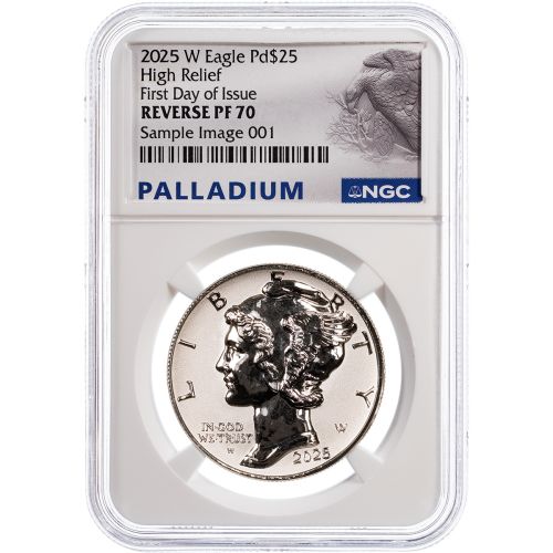 $25 2025-W 1oz High Relief Palladium Eagle NGC Rev PF70 FDI