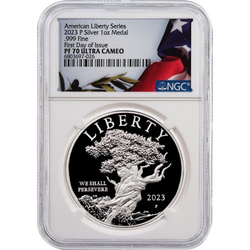 2023-P American Liberty Silver Medal NGC/PCGS PF70 UCAM