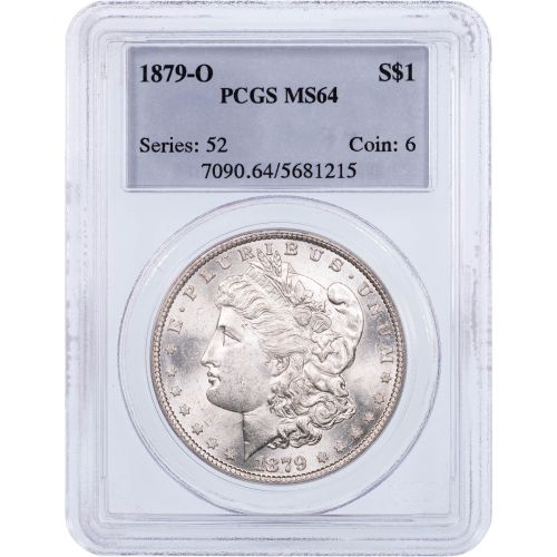 $1 1879-O Morgan Dollar PCGS MS64