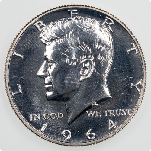 1964-P Silver Kennedy Half Dollar Gem Proof