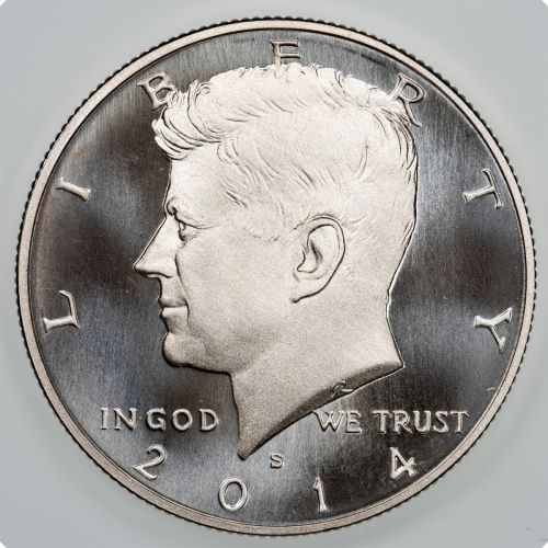 2014-S High Relief Silver Kennedy Half Dollar Enhanced Finish