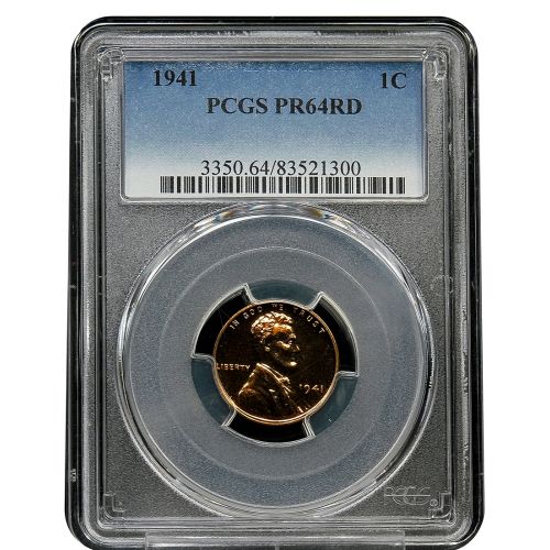 1941-P Lincoln Cent NGC/PCGS PF64RD
