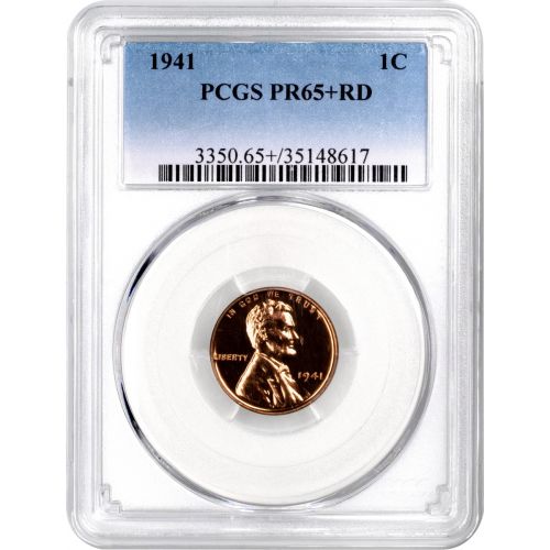 1941-P Lincoln Cent NGC/PCGS PF65+