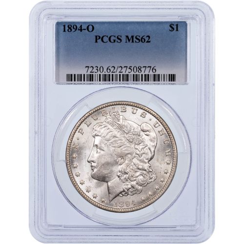 $1 1894-O Morgan Dollar NGC/PCGS MS62