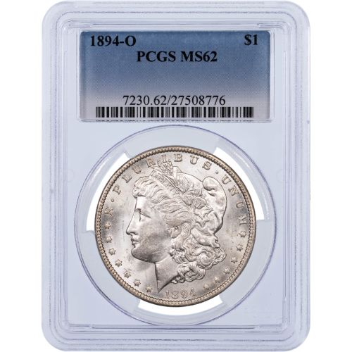 $1 1894-O Morgan Dollar NGC/PCGS MS62
