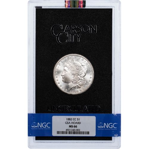 $1 1882-CC GSA Morgan Dollar NGC MS66