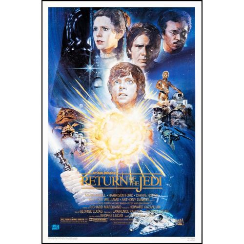 Return of the Jedi (20th Century Fox, R-1994). 10th Anniversary SS Style, Starring Mark Hammil, Carrie Fisher, and Harrison Ford