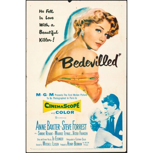 Clark Gable & Lana Turner Noir Classic: Betrayed Vintage Movie Poster