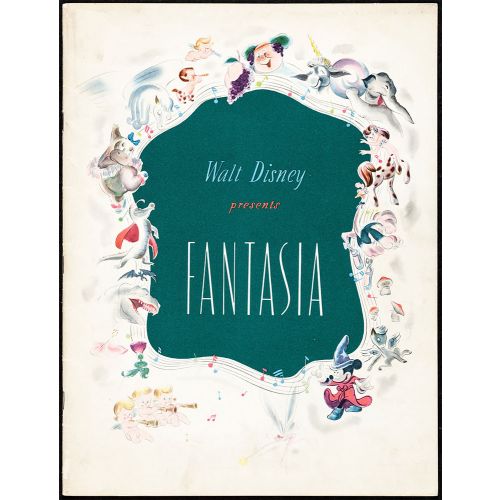 Fantasia, 1940 Movie Program Starring Leopold Stokowski, Deems Taylor and Julietta Novis
