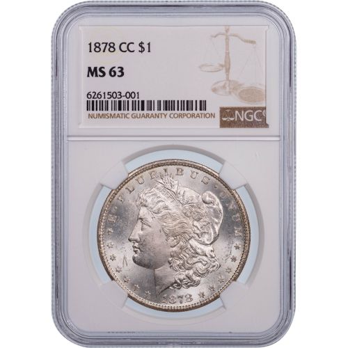 1878-CC Morgan Dollar NGC/PCGS MS63